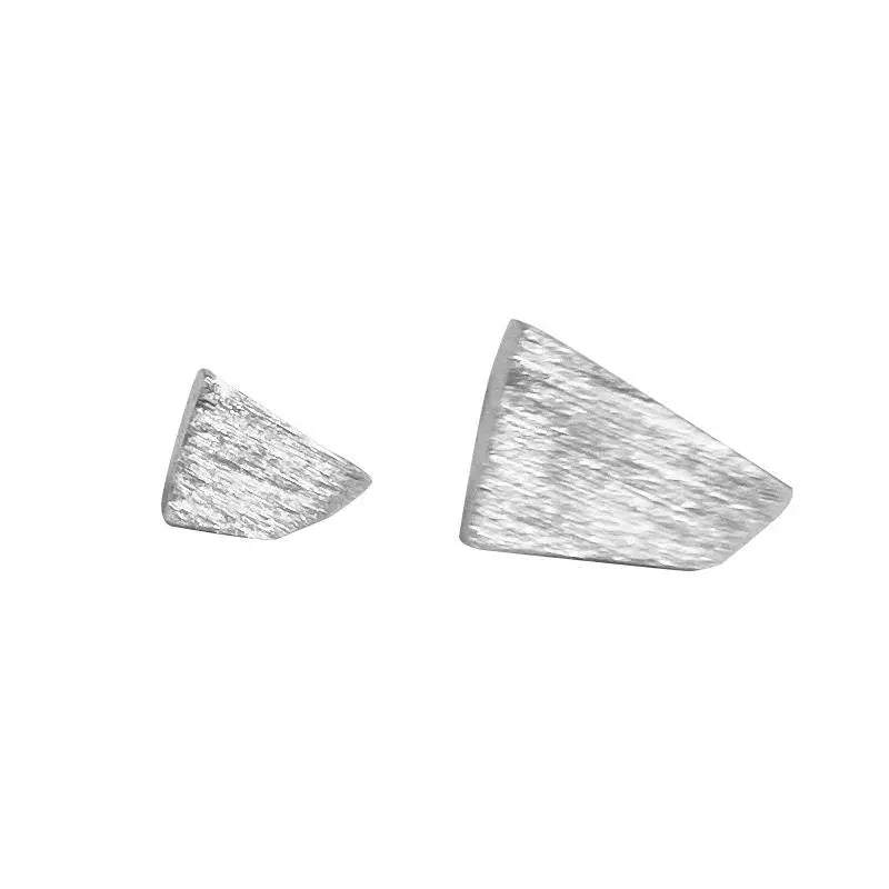 Irregular Geometric Ear Studs ArtsKoreanMan