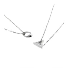 Irregular Geometric Necklace ArtsKoreanMan