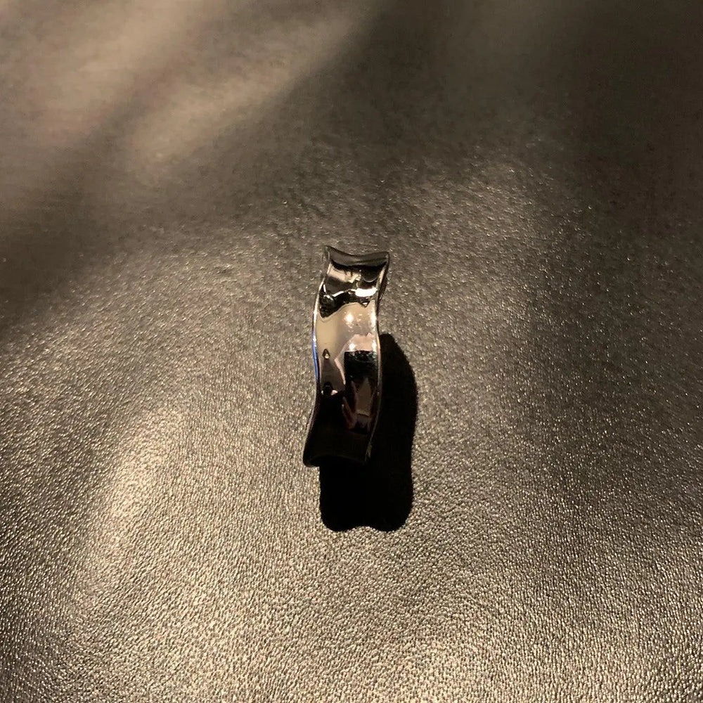 Irregular Glossy Open Ring ArtsKoreanMan