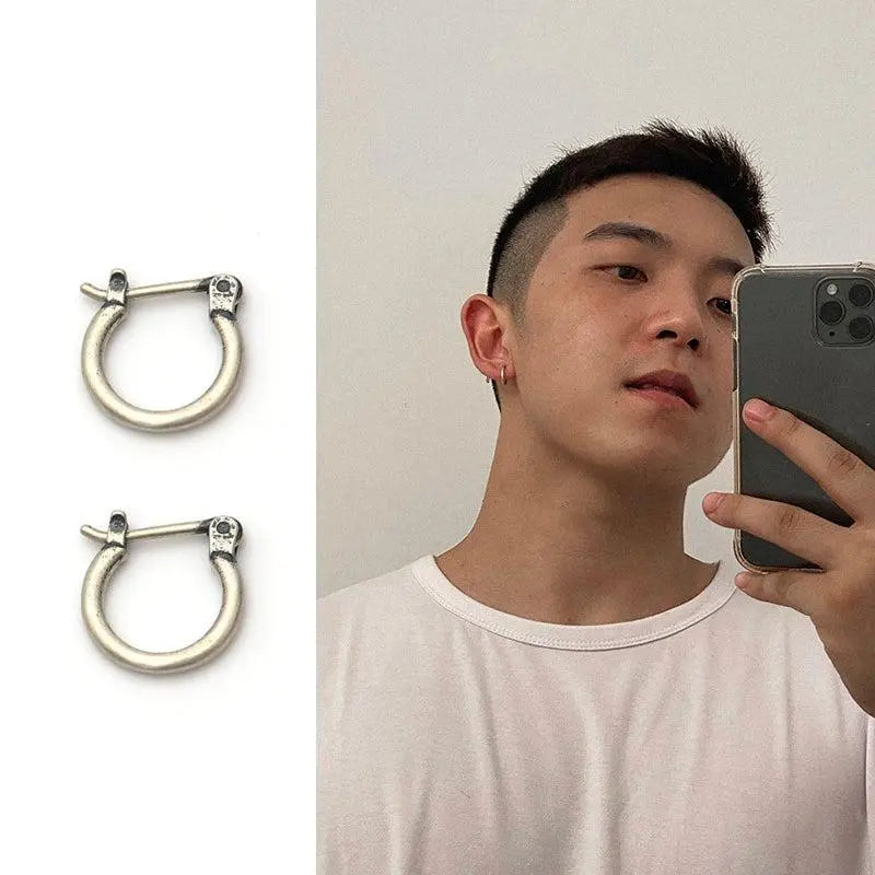 Irregular Hoop Earrings ArtsKoreanMan