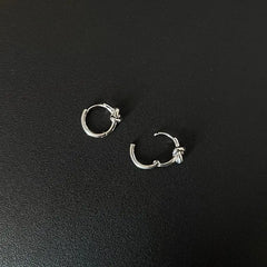 Knotted Hoop Earrings ArtsKoreanMan