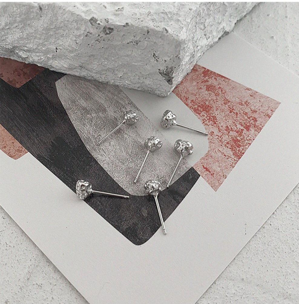 Lava Meteorite Earrings