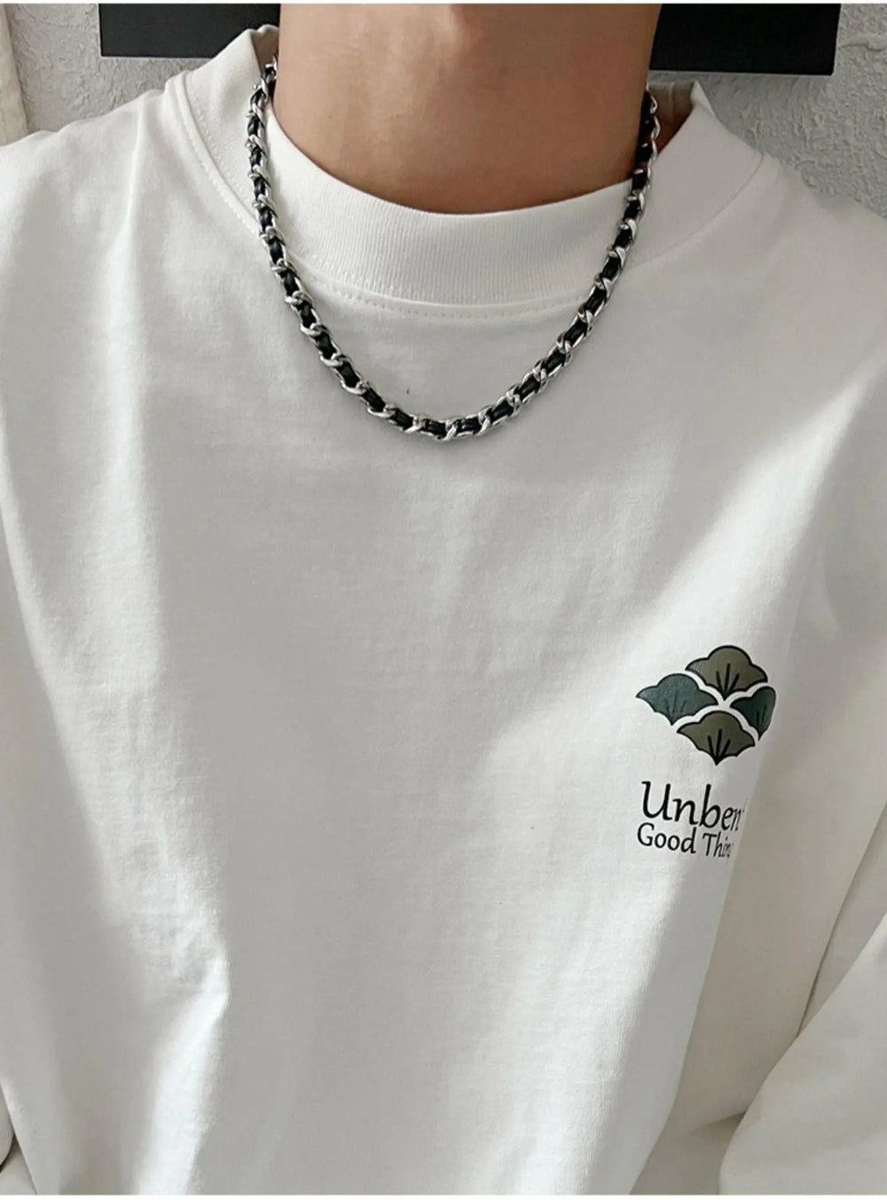 Leather Braided Cuban Chain ArtsKoreanMan