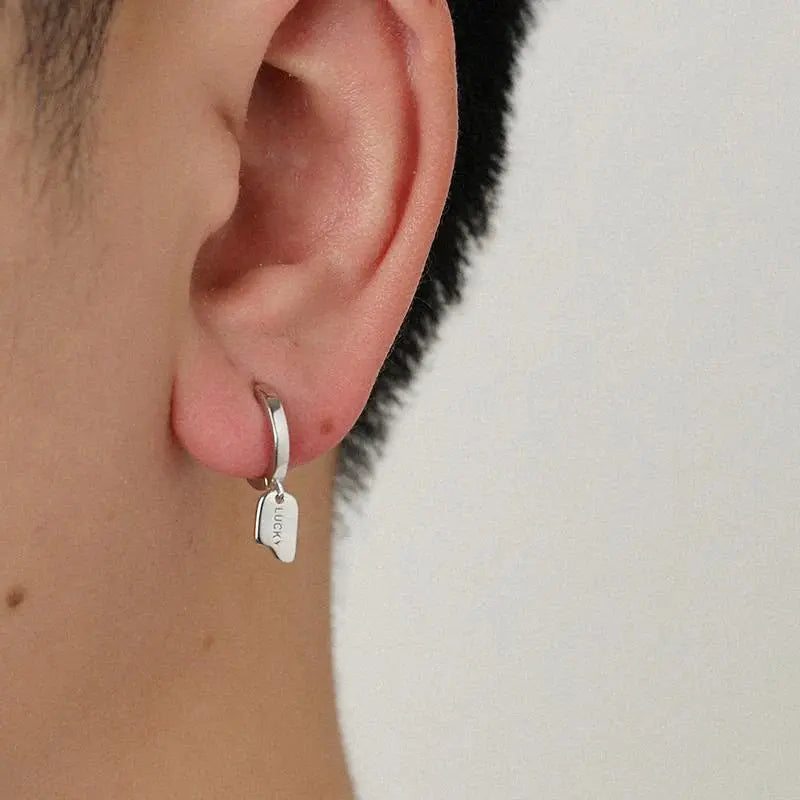 Letter Ear Earrings ArtsKoreanMan