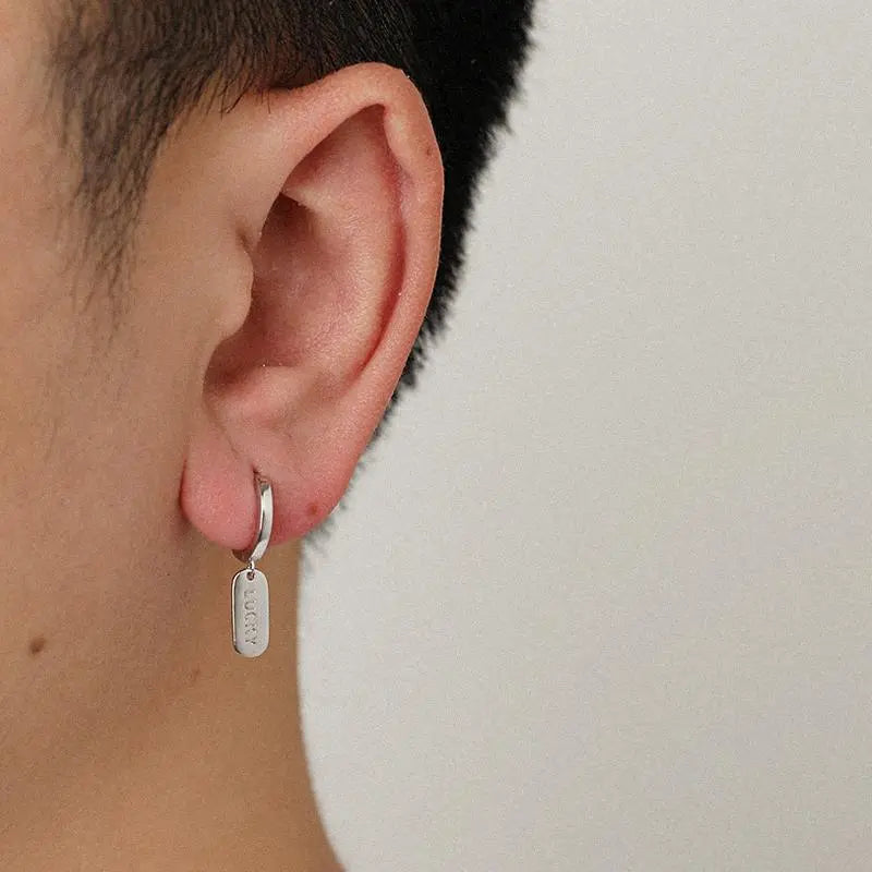 Letter Ear Earrings ArtsKoreanMan
