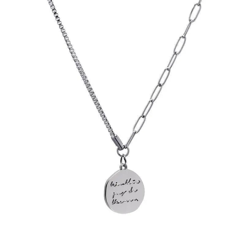 Letter Necklace ArtsKoreanMan