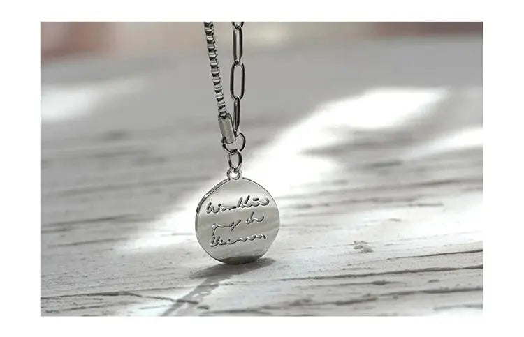 Letter Necklace ArtsKoreanMan