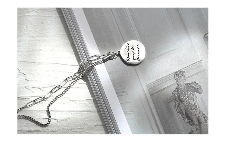 Letter Necklace ArtsKoreanMan