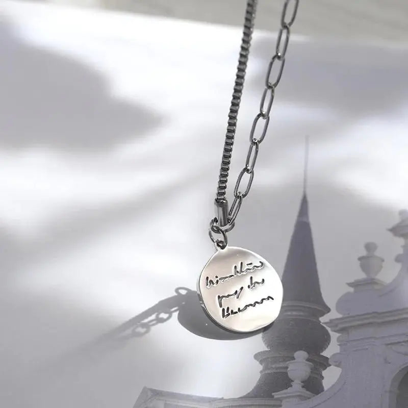 Letter Necklace ArtsKoreanMan