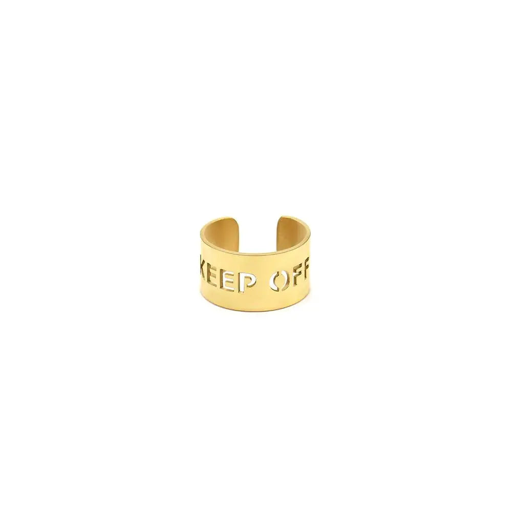 Letter Design Ring ArtsKoreanMan