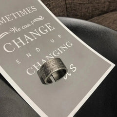 Letters Design Ring ArtsKoreanMan