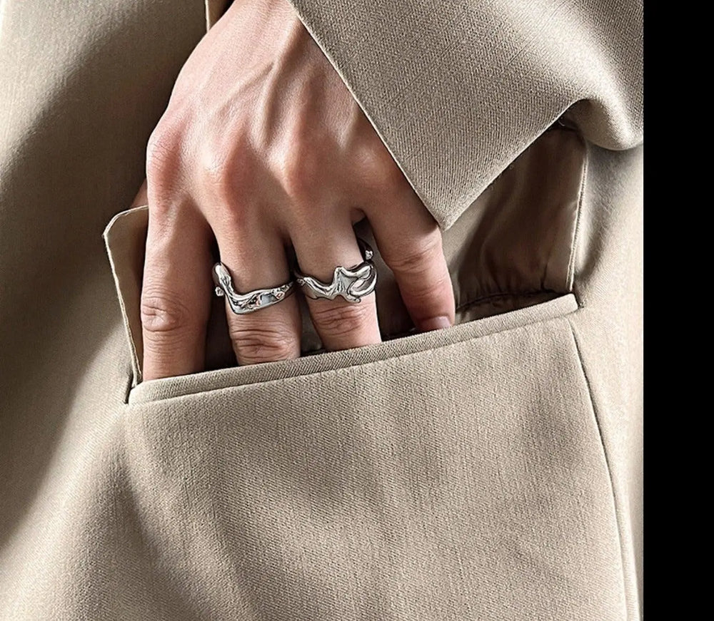 Liquid Lava Design Ring ArtsKoreanMan