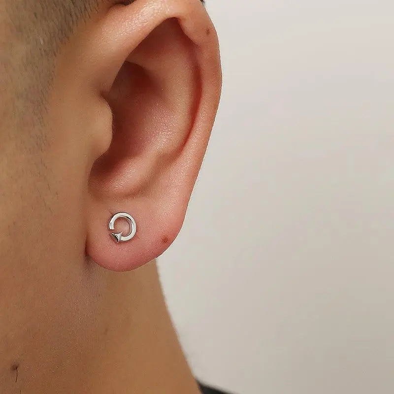 Loading Symbol Stud Earrings ArtsKoreanMan