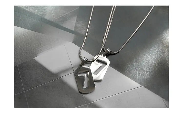 Lucky Number "7" Necklace ArtsKoreanMan