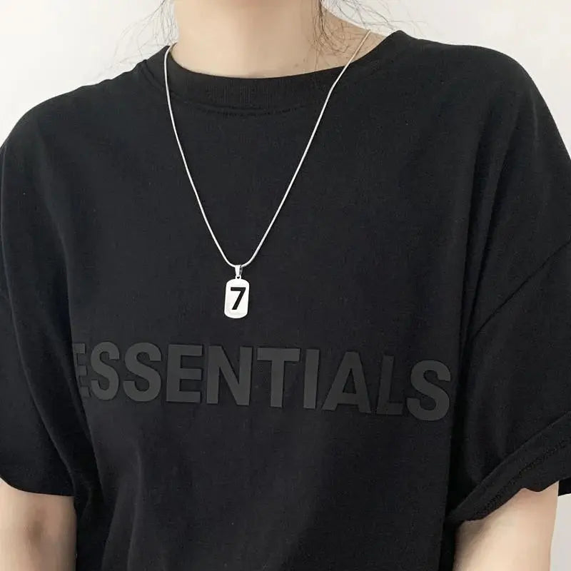 Lucky Number "7" Necklace ArtsKoreanMan