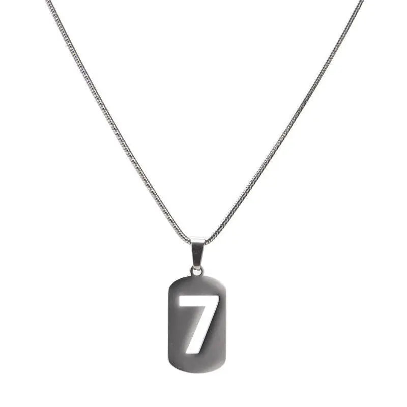 Lucky Number "7" Necklace ArtsKoreanMan