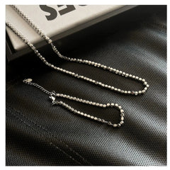 Metal Beads Stitching Necklace & Bracelet ArtsKoreanMan