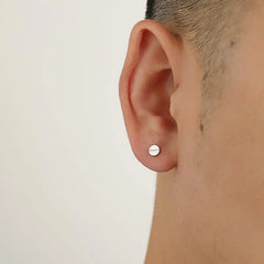 Metal Pill Stud Earrings ArtsKoreanMan