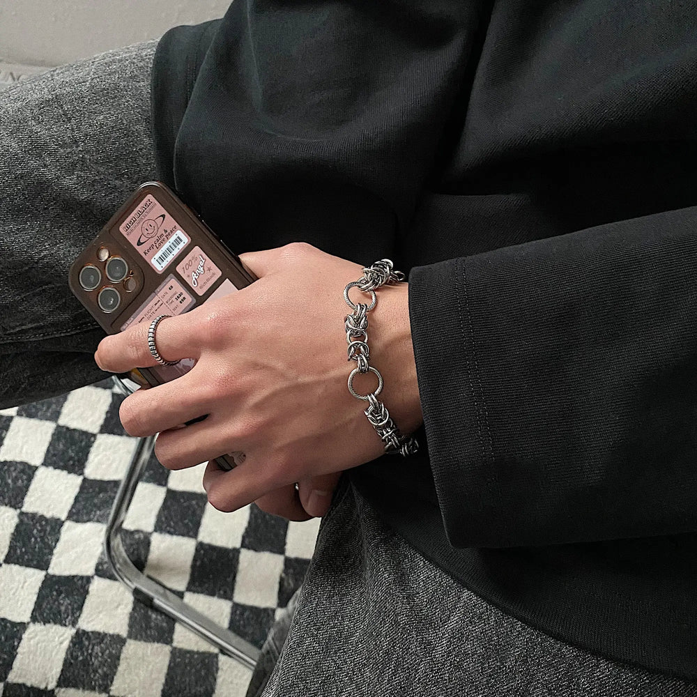 Metal Ring Bracelet ArtsKoreanMan