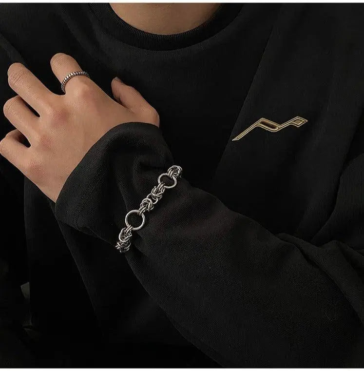 Metal Ring Bracelet ArtsKoreanMan