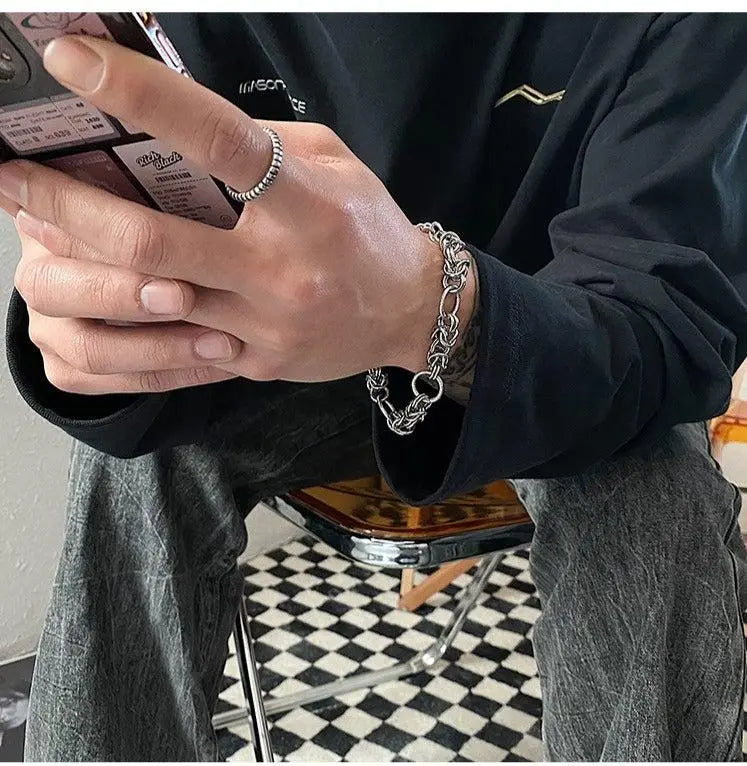 Metal Ring Bracelet ArtsKoreanMan