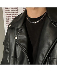 Metal Thick Chain Choker ArtsKoreanMan