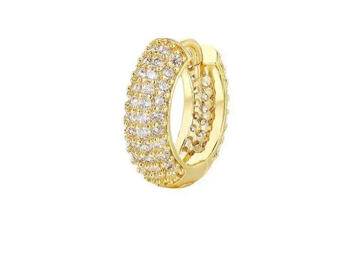 Micro-Set Zircon Hoop Earrings ArtsKoreanMan