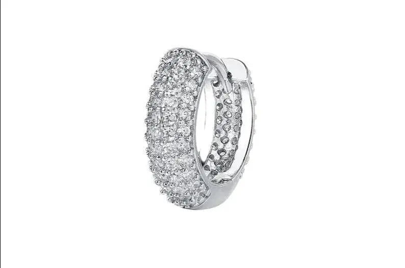 Micro-Set Zircon Hoop Earrings ArtsKoreanMan
