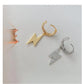 Micro-Set Zircon Hoop Earrings