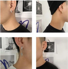 Micro-Set Zircon Hoop Earrings ArtsKoreanMan