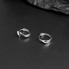 Mobius Twist Hoop Earrings ArtsKoreanMan