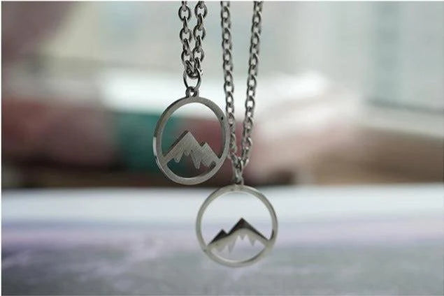 Mountain Peak Pendant Necklace