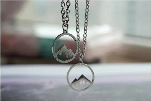 Mountain Peak Pendant Necklace ArtsKoreanMan