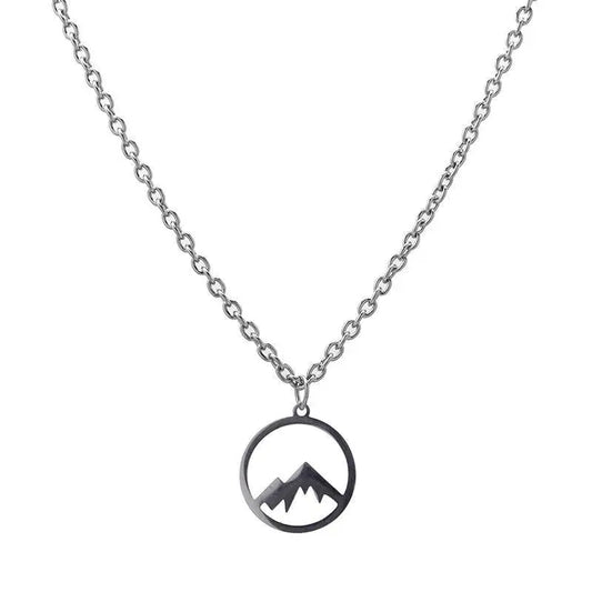 Mountain Peak Pendant Necklace ArtsKoreanMan