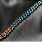 Multicolor Cuban Chain Bracelet