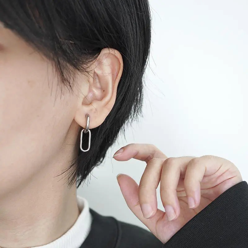 Oval Earrings ArtsKoreanMan