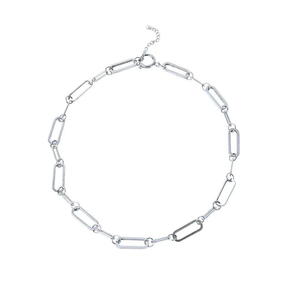 Paperclip Cuban Chain Choker ArtsKoreanMan
