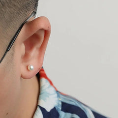 Pearl Stud Earrings ArtsKoreanMan