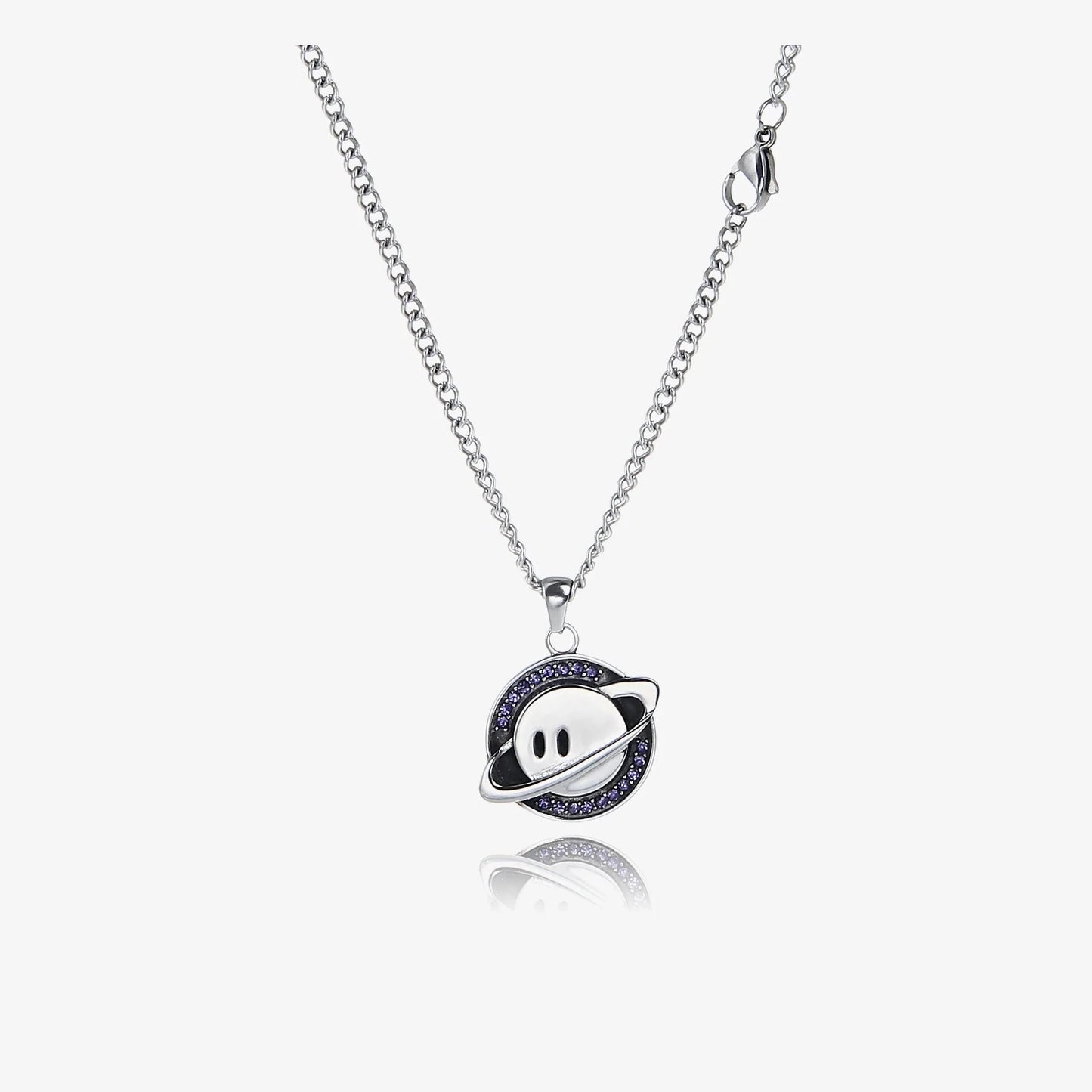 Planet Smiley Necklace