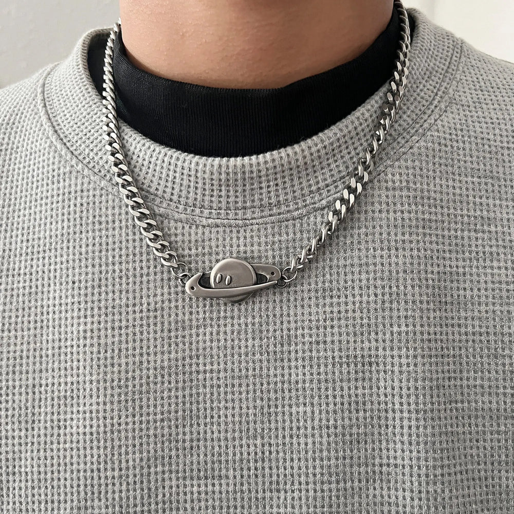 Planet Smiley Necklace ArtsKoreanMan