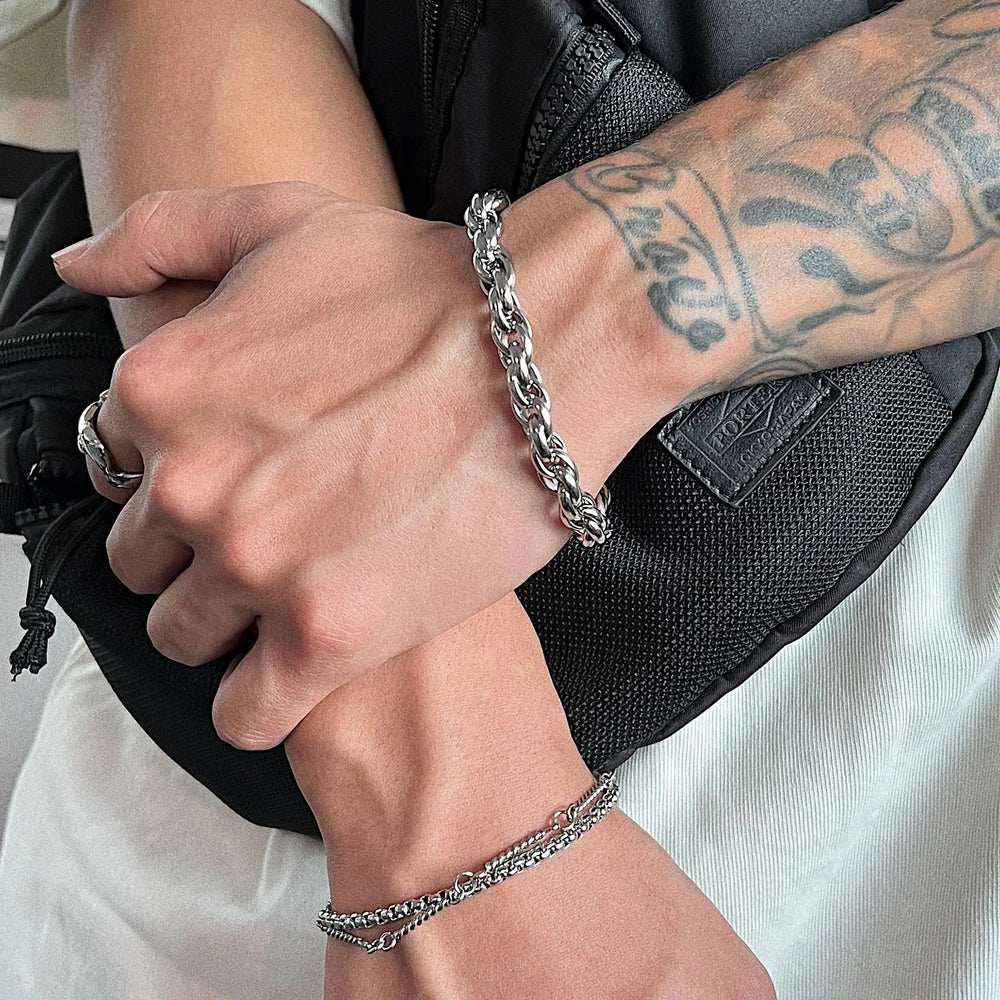 Punk Cuban Chain Bracelet ArtsKoreanMan