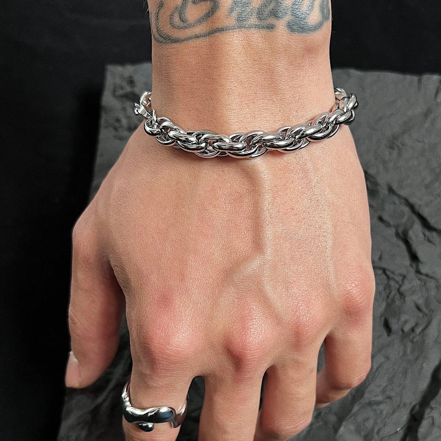 Punk Cuban Chain Bracelet