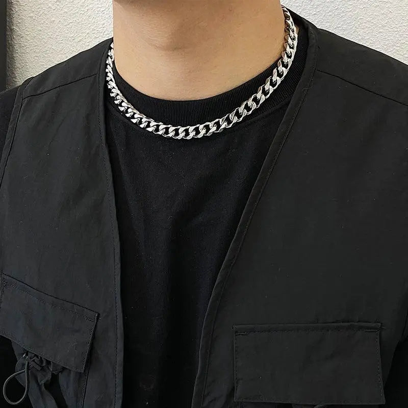 Punk Cuban Chain Necklace ArtsKoreanMan