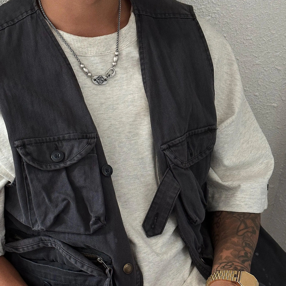 Punk Titanium Steel Necklace ArtsKoreanMan