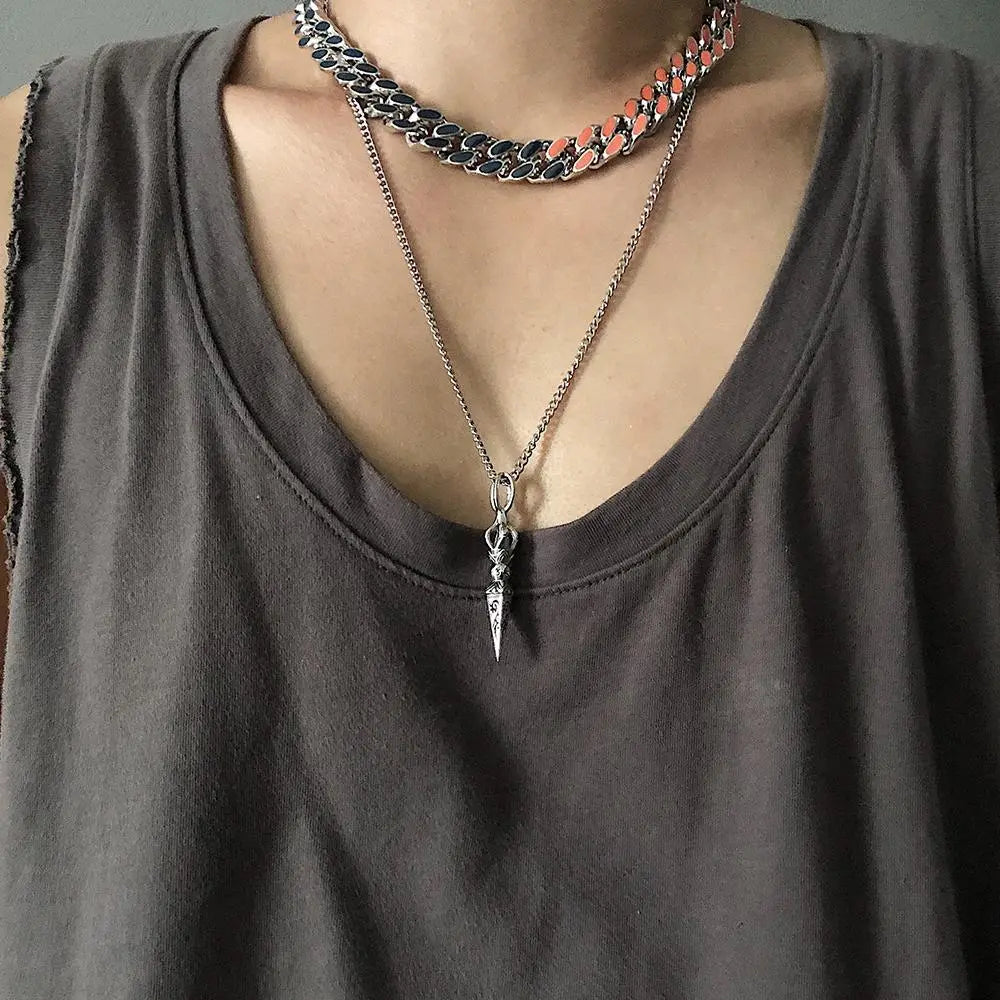 Punk Style Pendant Necklace ArtsKoreanMan
