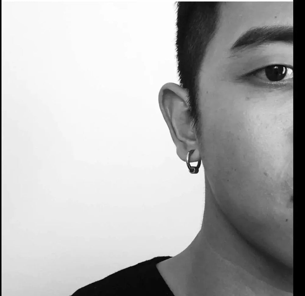 Punk Style Thick Earrings ArtsKoreanMan