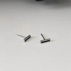 Rectangle Ear Studs ArtsKoreanMan