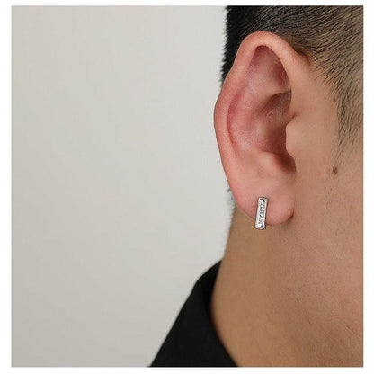 Rectangular Ear Buckle Earrings