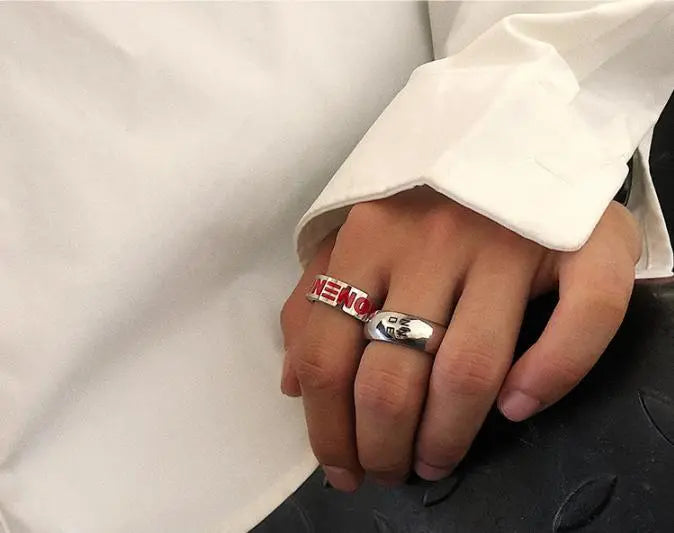 Red Letter Ring ArtsKoreanMan