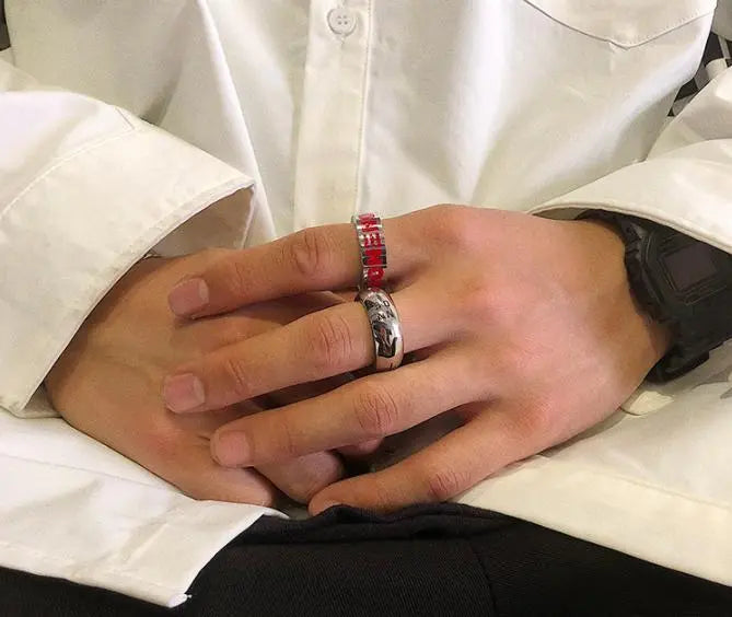 Red Letter Ring ArtsKoreanMan